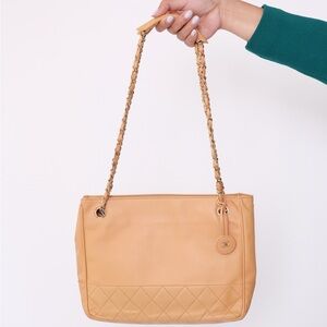 CHANEL LAMBSKIN TOTE